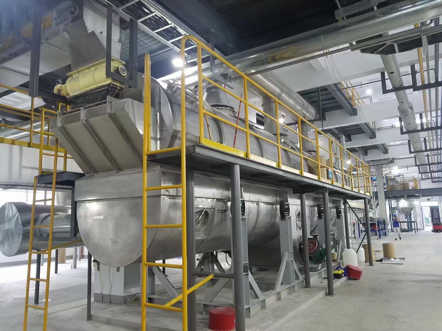Working Principle of The Vibrating Fluidized Ded Dryer